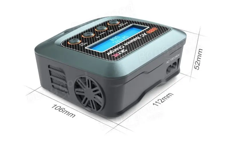 

SKYRC S60 60W 100-240V AC Balance Charger/Discharger for 2-4S Lithium LiPo LiHV LiFe Lilon NiCd NiMh PB RC Drone Car Battery