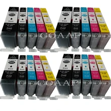 Совместимость PGI-280BK CLI-281BK CLI-281C CLI-281M CLI-281Y CLI-281PBK картридж для Canon Pixma TS9120 TS8120 TS6120 TR8520