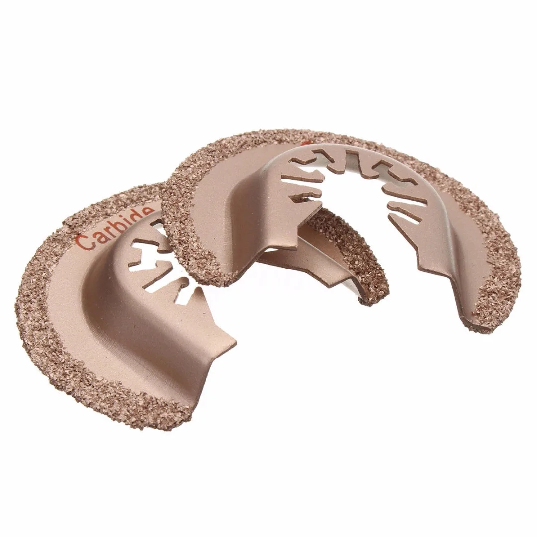 2pcs/set 63mm Saw Blades Quick Release Multitool Carbide Segment Craftsman Oscillating Tools For Worx Sonicrafter Renovator