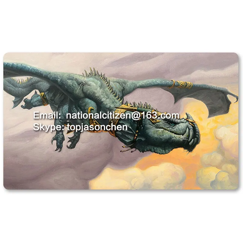 

Many Playmat Choices - Vorosh, the Hunter - MTG Board Game Mat Table Mat for Magical Mouse Mat the Gathering