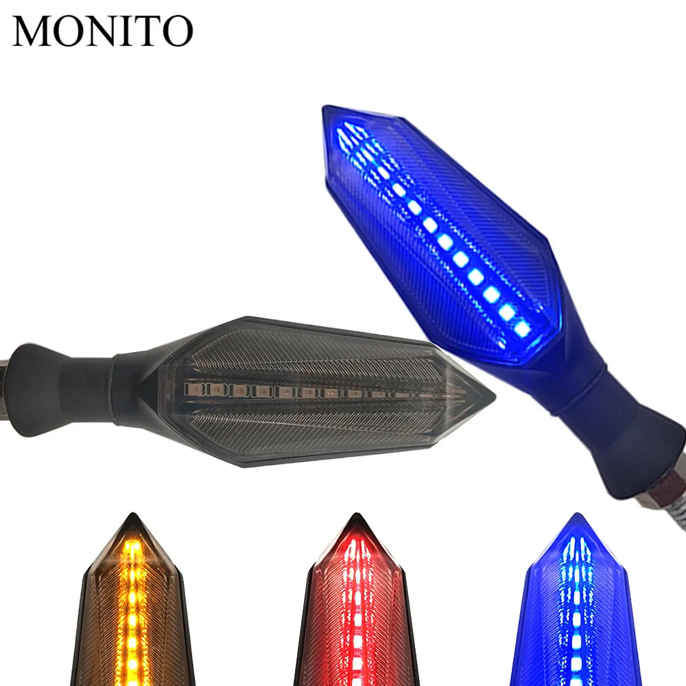 

Motorcycle Signal lights Led Turn Signal Flasher Warning lamp For KAWASAKI KLX KX 65 85 100 125 250 250F 450F KLX125 Accessories