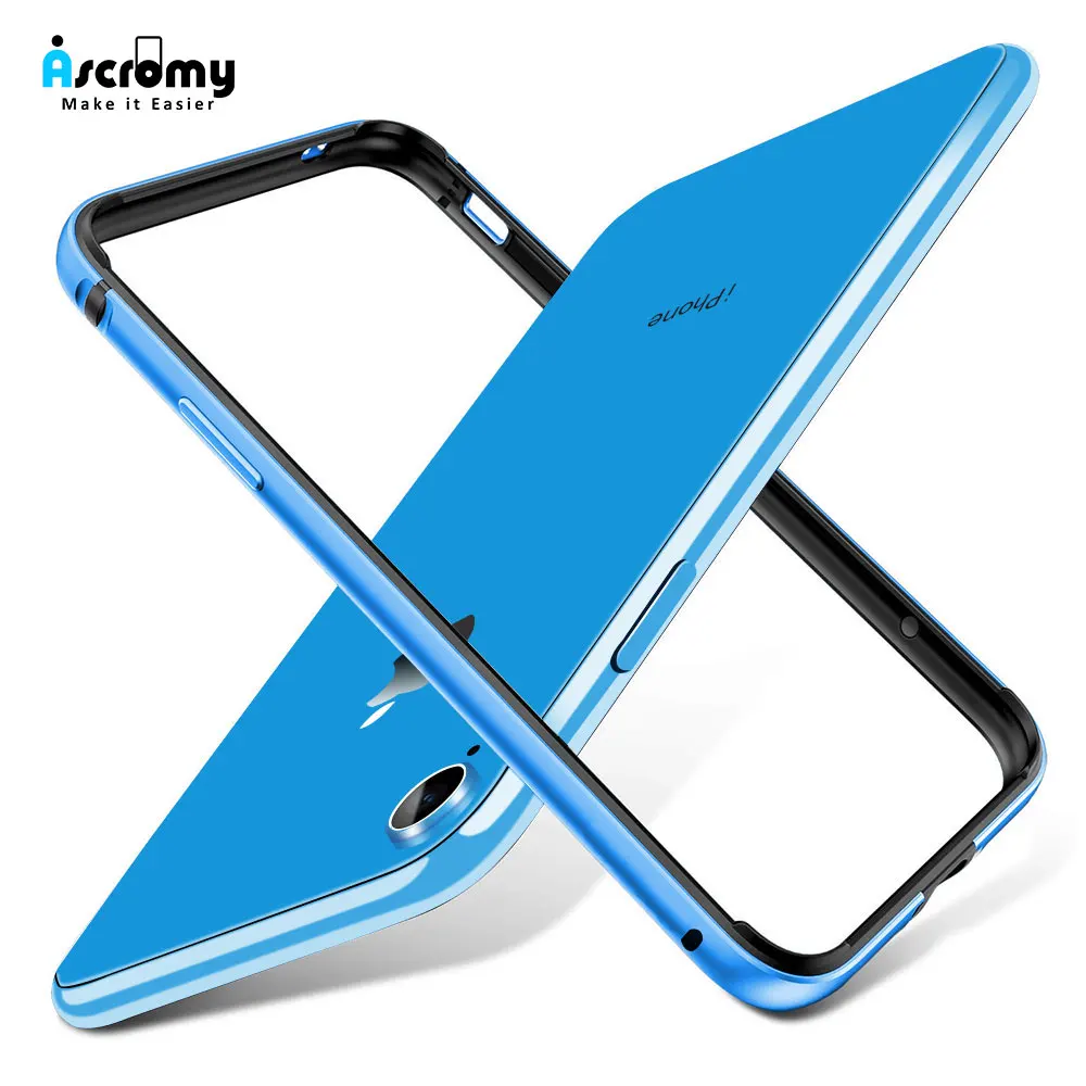 Для iPhone 11 13 Pro Max 12 Mini 13Pro 7 8 6 Plus X XS XR Case SE 2020 металлический бампер Роскошные
