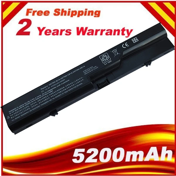 5200 мАч аккумулятор ноутбука для HP 420 425 4320 т 620 625 ProBook S 4321 4325 4326 4520 4525 4720 S|laptop and note