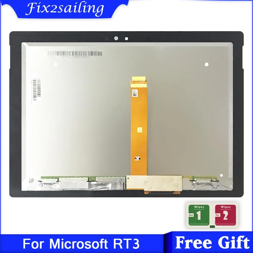 

For Microsoft Surface 3 RT3 1645 LCD Assembly Touch Screen Digitizer Free Shipping