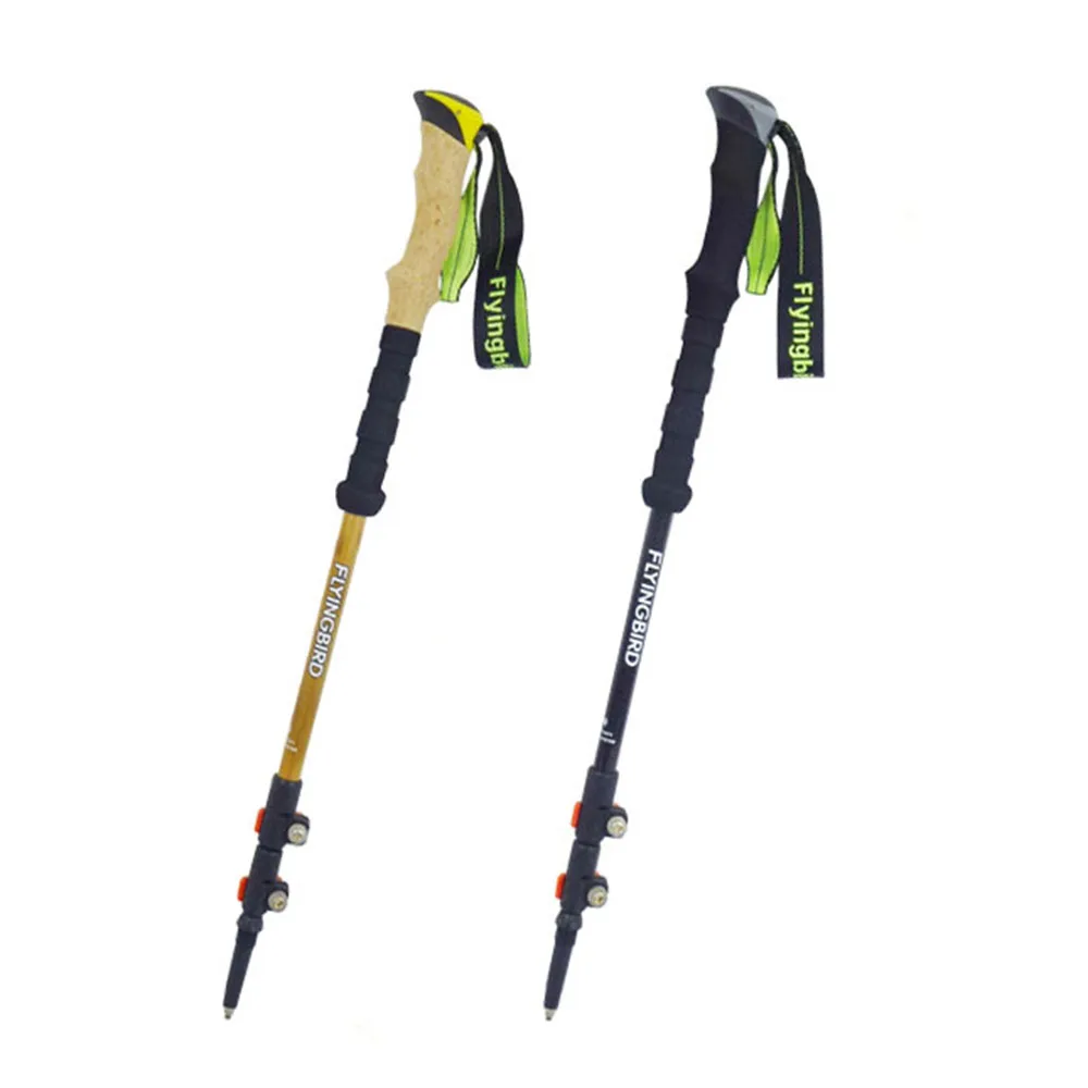 

Lightweight Carbon Fiber Adjustable Trekking Pole Hiking Walking Stick With Eva Grip And Twist Lock For Hiking Walking Running