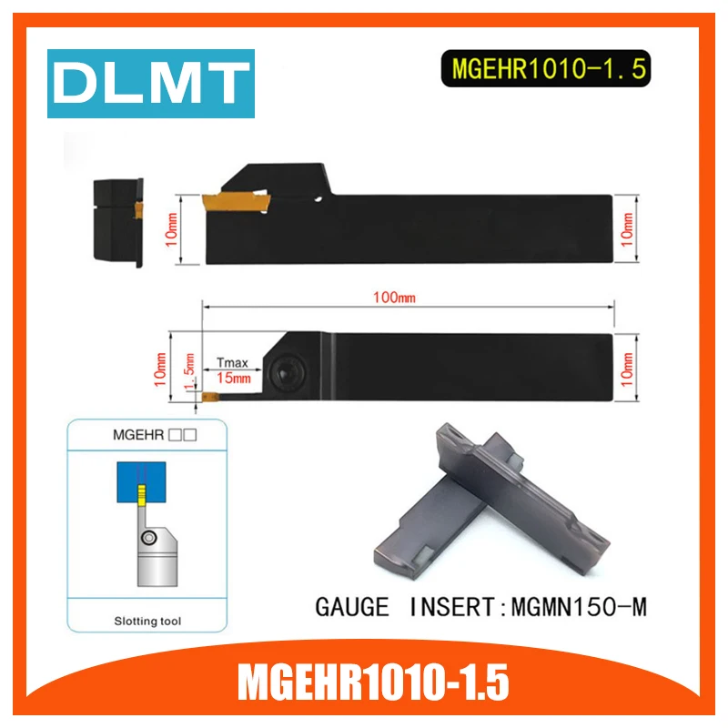 MGEHR1010-1.5 Extermal прощание и канавок расточные инструменты держатель для MGMN150 вставить правой рукоятки MGMN 150