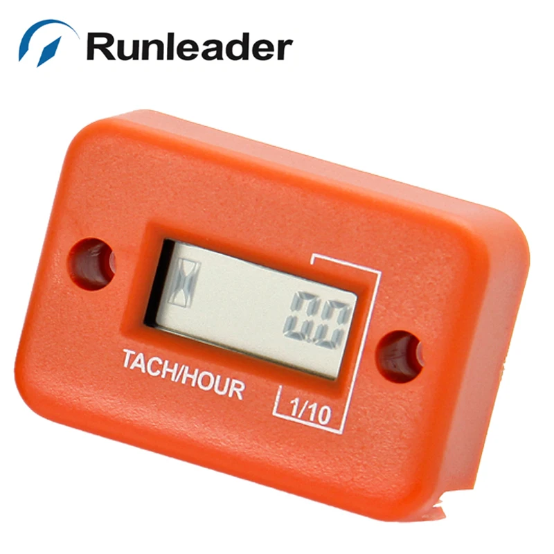 RL HM0121pc Индуктивный lcd тахометр счетчик часов для газового двигателя Мотоцикл
