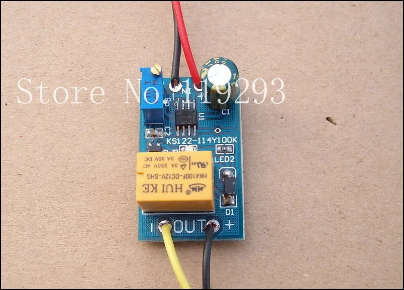 

[BELLA]12V power relay closes the electrical circuit delay 10 seconds off the car modification switch control module--10pcs/lot