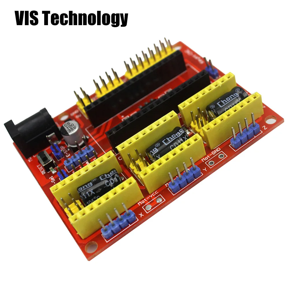 Гравировальный станок 3D V4 с ЧПУ Щит Nano 3 0 CH430 USB A4988 Reprap Шаговые драйверы для GRBL CNC