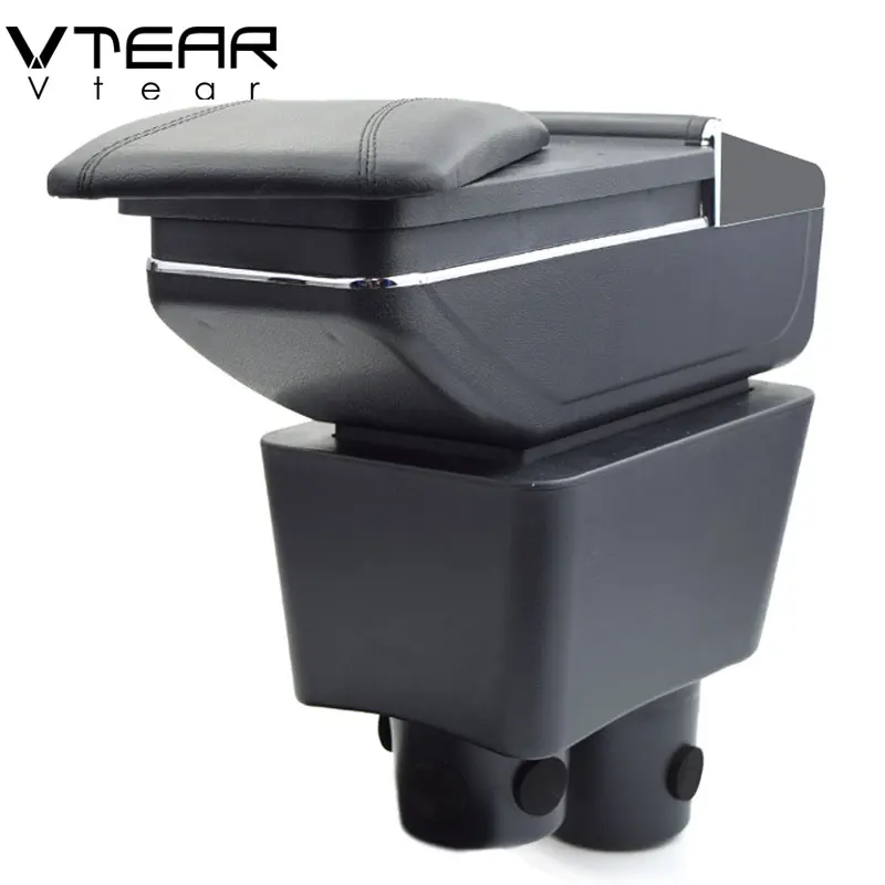 

Vtear For nissan almera armrest box central Store content box products interior Armrest Storage accessories car-styling parts