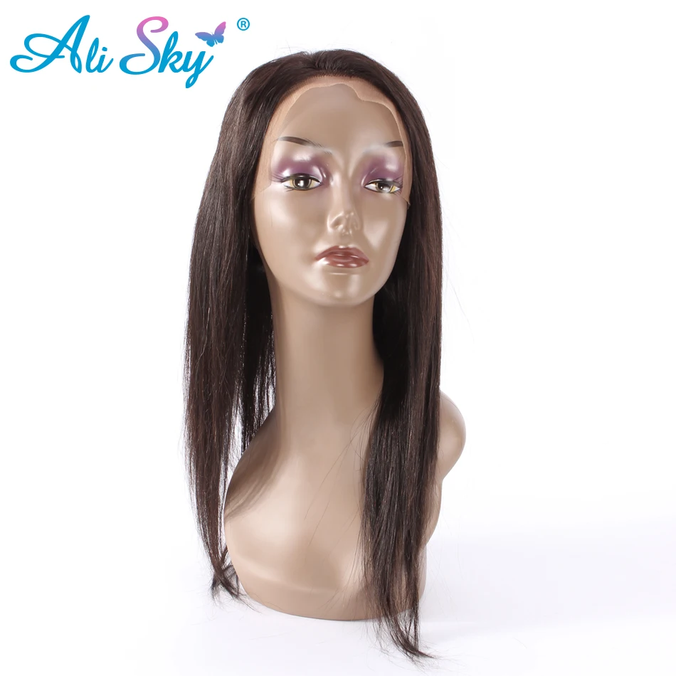 

360 adjust strand Lace Frontal 22*4*2 Brazilian lace Frontal  straight Hair Ear To Ear Lace Band Frontal 10-20inch Brazilian