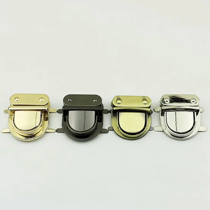 

Metal Round Shape Clasp Turn Lock Twist Lock for DIY Handbag Bag Purse Hardware