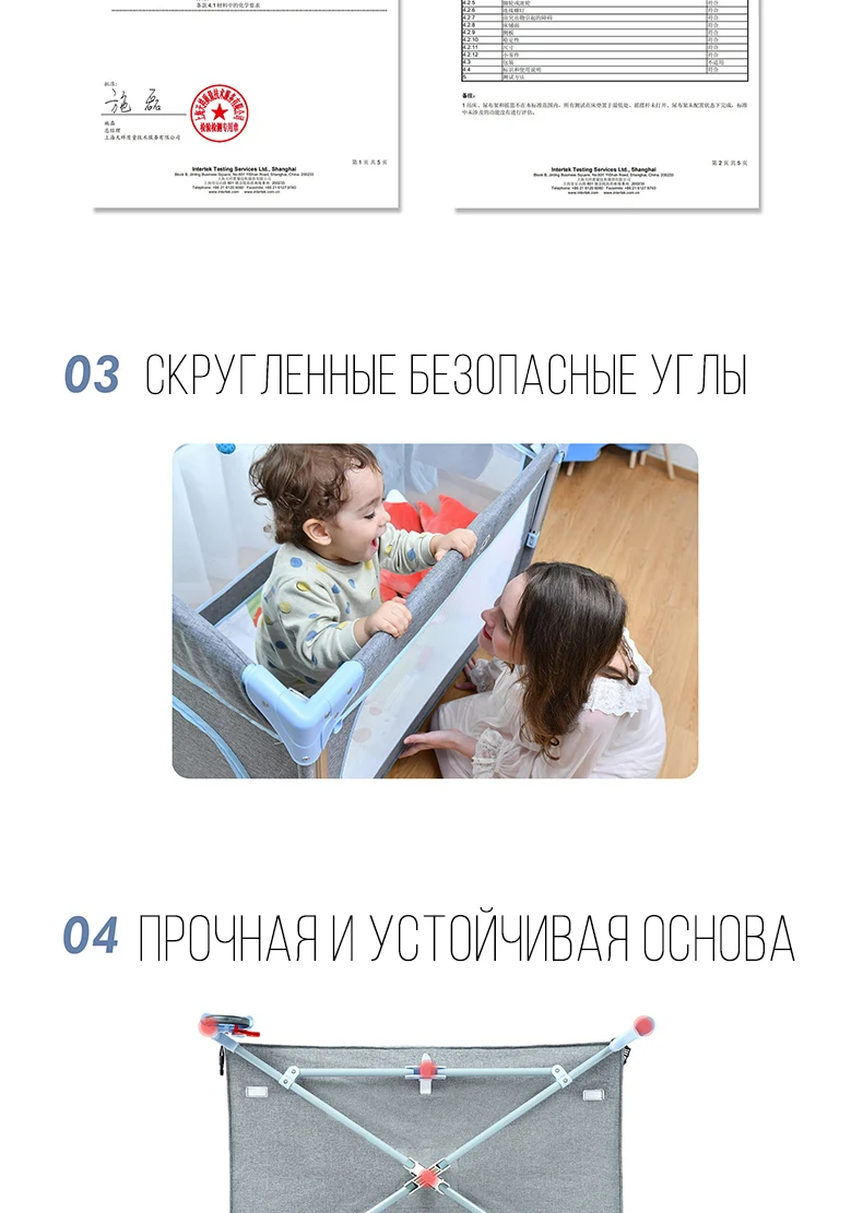 Coolbaby детская кровать с забором детская кроватка высокого качества складная легко носить с собой