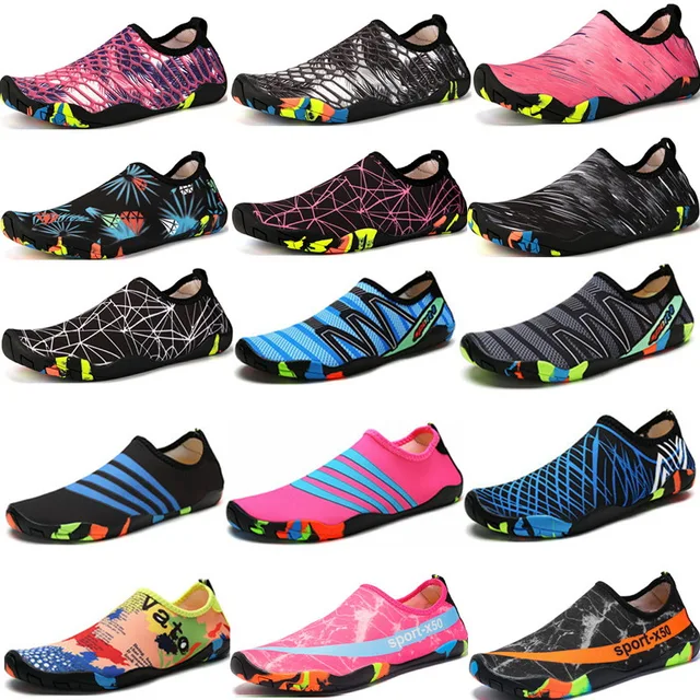 Swimming Water Aqua Shoes Men Women Beach Camping Shoes Adult Unisex Aqua Flat Soft Walking Lover yoga Shoes Non-slip sneakers