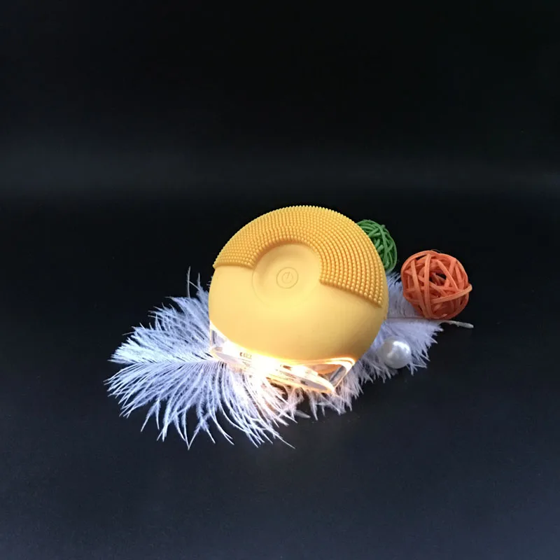 facial clean brush yellow 4
