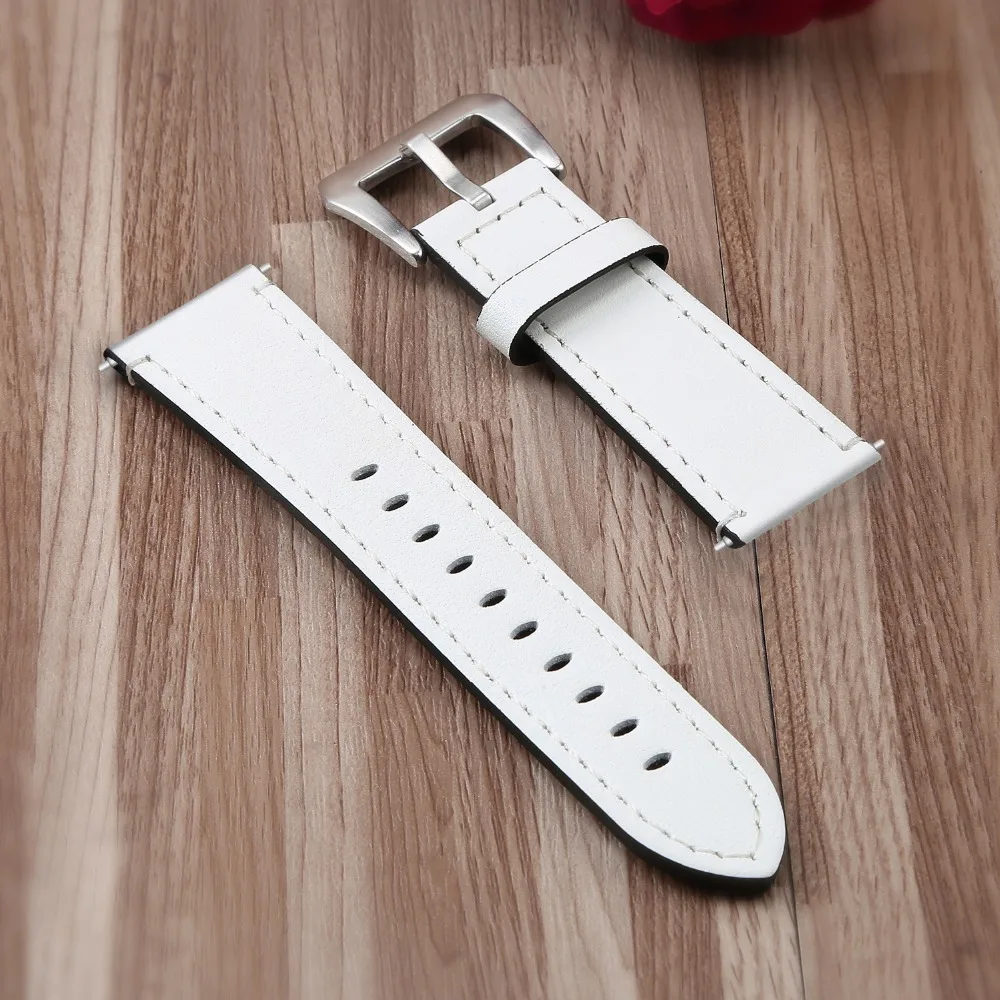 KINGBEIKE Genuine Leather Watchband For Fitbit Versa Smart Watch Band Wristband Fitbit Accessories Replacement Bracelet Strap