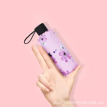 

2018 Promotion New Plastic Parasol Paraguas Maskpocket Sunscreen Anti Uv And Small Fresh Super Light Folding Weather Half Off