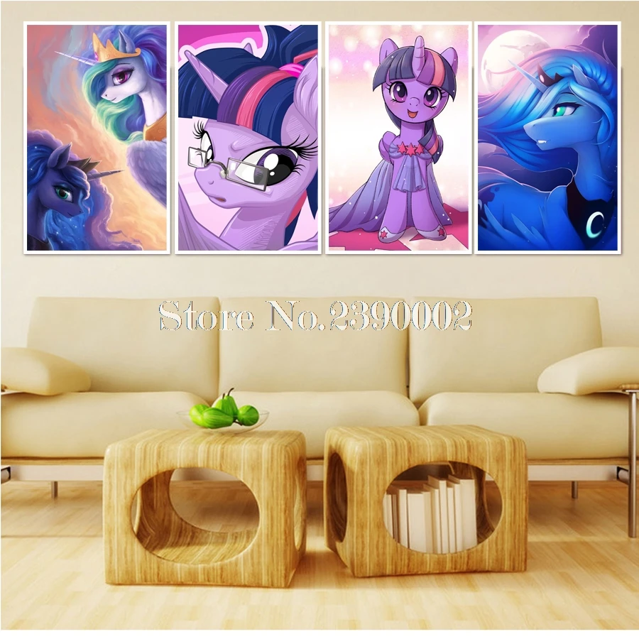 

Animals Princess Pony Diamond Painting Cross Stitch Diamond Embroidery 5D Diy Cartoon Diamond Mosaic Rhinestones Full Gift Resin