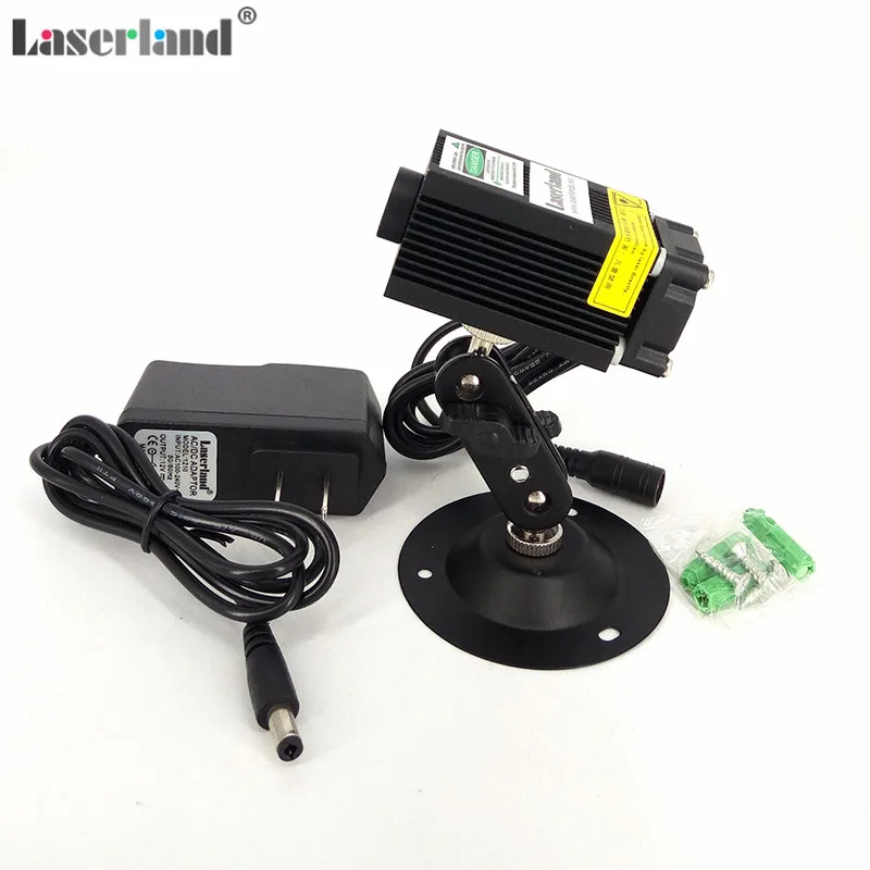 

532nm 50mW-80mW Green Laser Diode Module with Fan Adapter Mount 12VDC for escape room haunted house dj ktv stage lighting