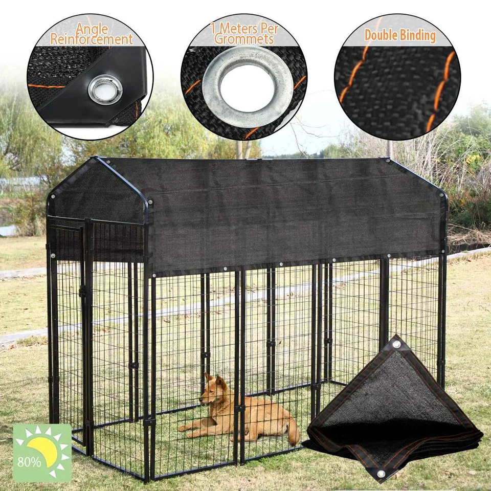 dog kennel with shade