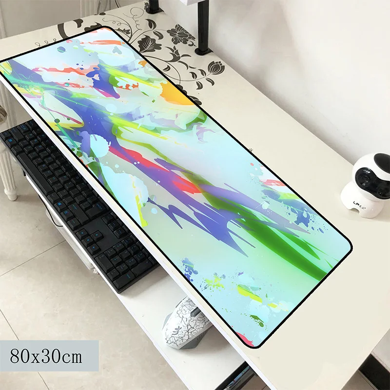 Rgb коврик для мыши большой компьютерный геймерский 800x300x3 мм эргономичный HD гаджет