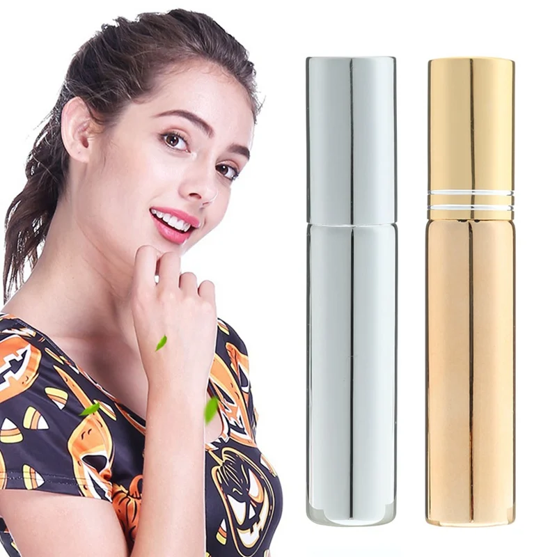

1Pcs Portable Mini Gold Plating Travel Perfume Atomizer Dispenser Spray Bottles Perfume Cosmetic Containers Beauty Gifts