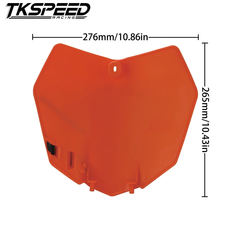 Free Shipping Motorcycle Plastic Front Name Number Plate For KTM 2013 15 SX SXF XCF 125 250 350 450 Dirt Bike Motocross Enduro|plastic license