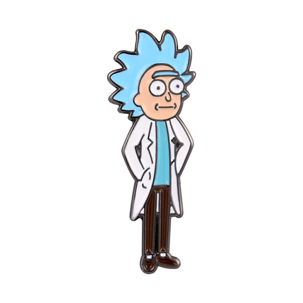 

Tiny Rick Rick & Morty Lapel Pin Badge Brooch