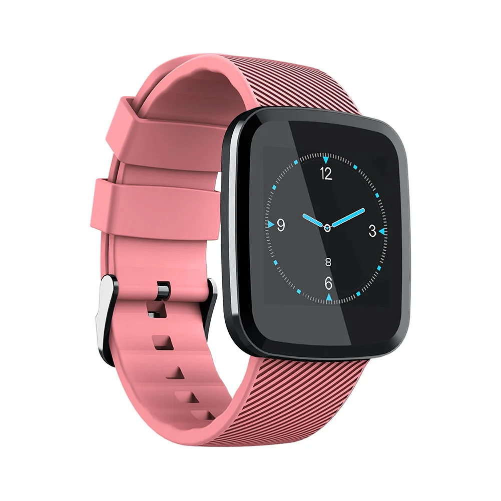 

Fitness Sleep Monitor Fashion Color Screen Exercise Heart Rate Digital Alarm Clock Smart Bracelet Tracker Message Remind 1.3inch