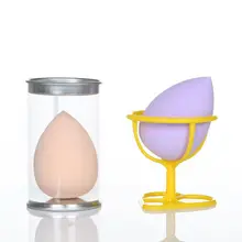 Пластиковое сердце любовь порошок паба Красота Макияж Губка яйцо стойку креативный макияж хлопок красота инструменты для макияжа; красота макияж яйцо стойки