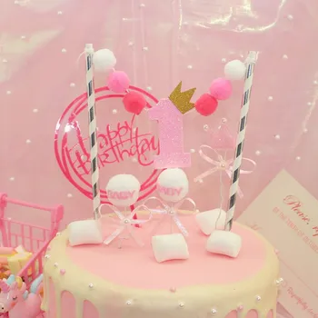 Decoration De Gateau En Couronne Pompon Drapeau Prince Princesse Decoration De Fete De Premier Anniversaire D Enfants Pour Fille Et Garcon Leather Bag Decoration De Gateau En Couronne Pompon Drapeau Prince Princesse Decoration De Fete De Premier Anniversaire D Enfants Pour Fille Et Garcon Leather Bag