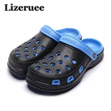 Летние женские и мужские тапочки; Сабо; шлепанцы Eva; Вьетнамки; пляжная обувь для сада; Модные дышащие сандалии; прозрачная Уличная обувь; ME405