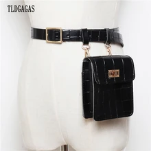 Поясные сумки для женщин с животным принтом Женская поясная сумка с крокодиловым узором поясная сумка модный поясной ремень высокое качество женский кошелек