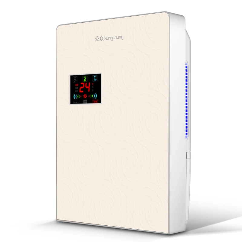 

Dehumidifier Mute Bedroom Basement Small Moisture Absorption Dryer LCD Large Screen Timing Purification Defrost Remote Control