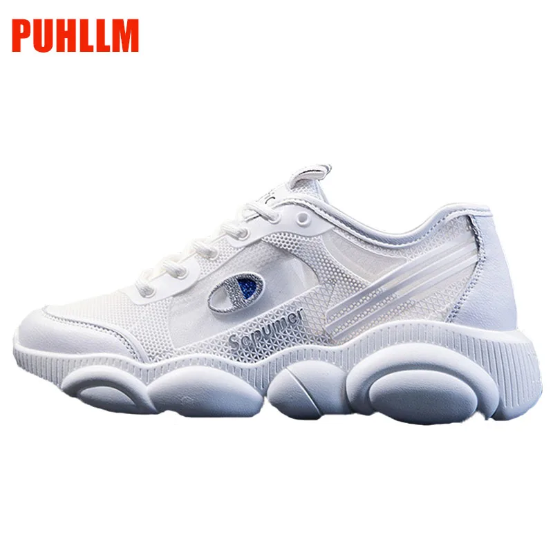 

2019 new white shoes women's single shoes shallow mouth Korean version of casual breathable wild summer net shoes embroidered