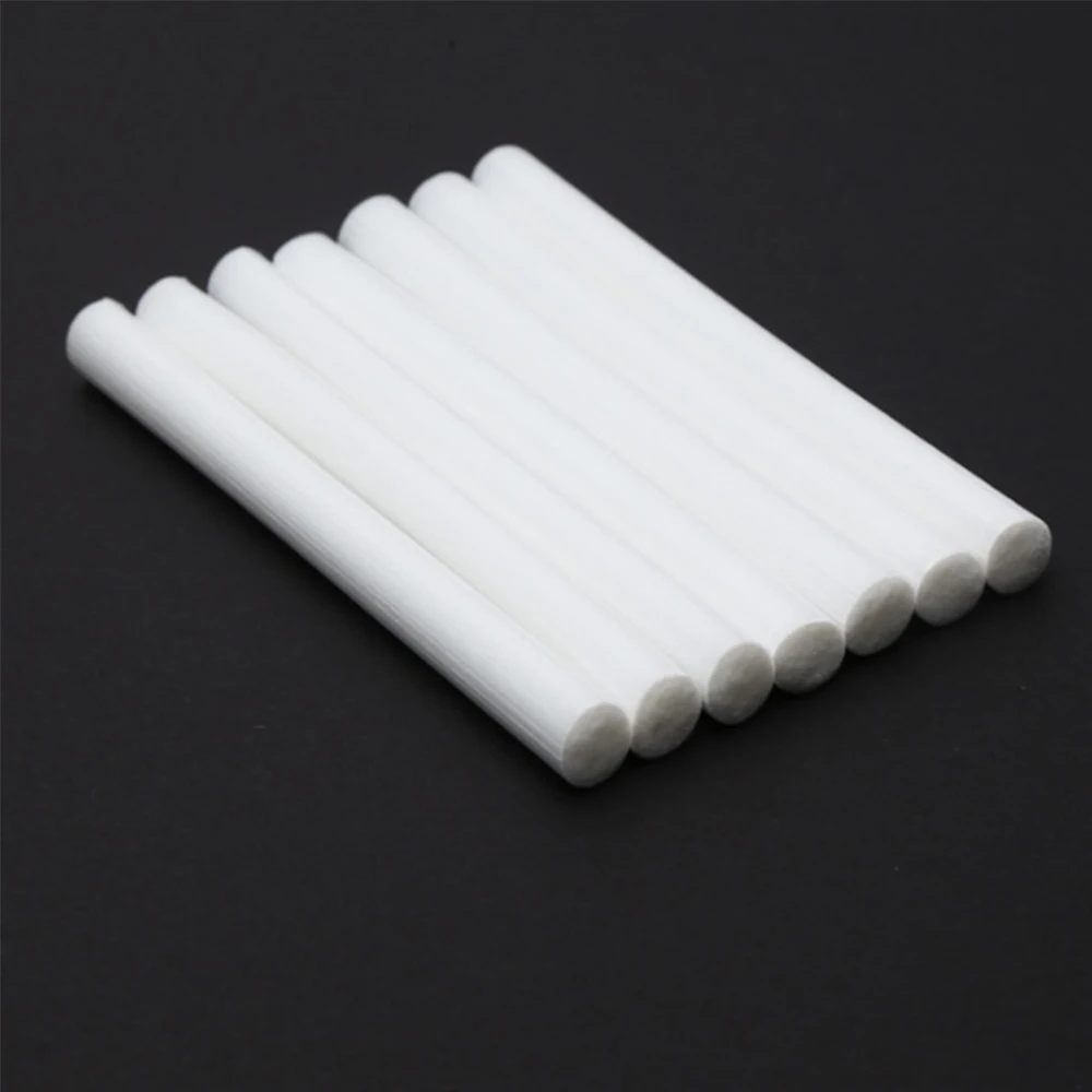 10 Pieces 8*100mm Humidifiers Filters Cotton Swab for USB Air Ultrasonic Humidifier Aroma Diffuser Replace Parts Can Be Cut