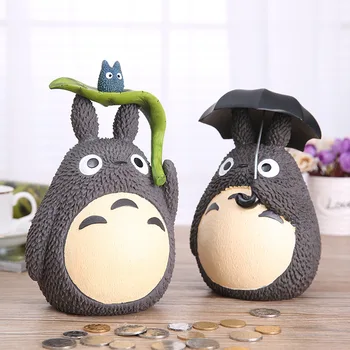 

Totoro Piggy Bank Money Box Resin Figure Kids Toys Gifts for Children