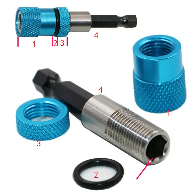 1PC Hex Shank Magnetic Drywall Screw Bit Holder Drill Screw Tool 1/4″ Shank Precision Electric Screwdriver Set Drill Bits