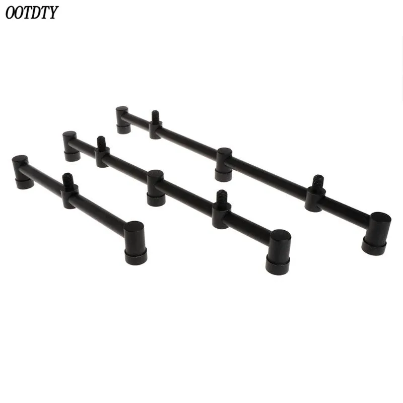 

OOTDTY Fishing Alarm Rack Holder Buzzer Bar Horizontal Rod Pole Aluminum Alloy Tackle Rods 20/30/35cm