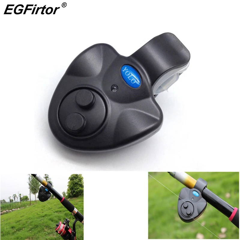 

Security Alarm Fish Sounder Detector Alarm Battery Electronic Wireless ABS Fish Bite Alarm Sound Sensitive Outdoor