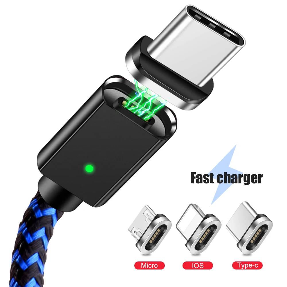 Олаф зарядное устройство данных Магнитный USB кабель для iPhone Micro USB C type C кабель для мобильного телефона Быстрая зарядка магнит зарядное устройство 1 м USB кабели