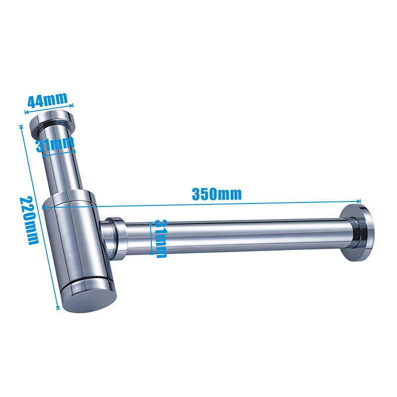ROVATE сифон слив бутылки ловушка дезодорант Тип бассейна труба слива воды дренаж ванная раковина водопроводная трубка - Цвет: 711