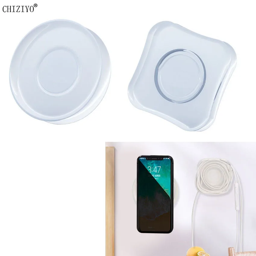 

Nano Super Sticky Silica Gel Gripping Pad Non-slip Reusable Anti-Slip Mat Line Collectioner Transparent Stickers Phone Holder