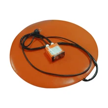 Круглый 228,6 мм 110 в 250 Вт силиконовый нагреватель кровать
