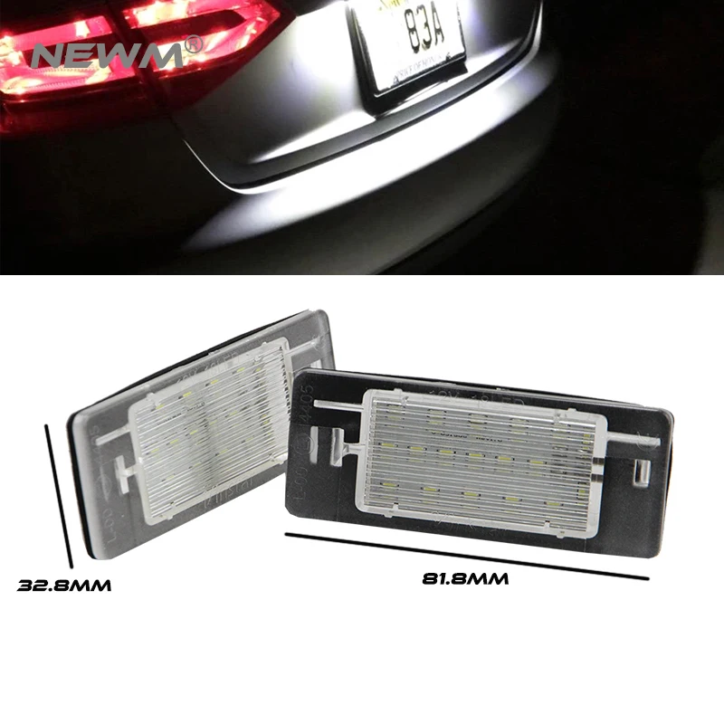 1pair Free Error LED license plate light for Opel Vectra C Estate