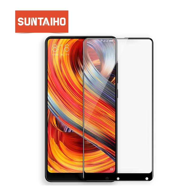 Suntaiho 9H 2.5D полное покрытие закаленное стекло для Xiaomi Mi mix 2/MI новая распродажа
