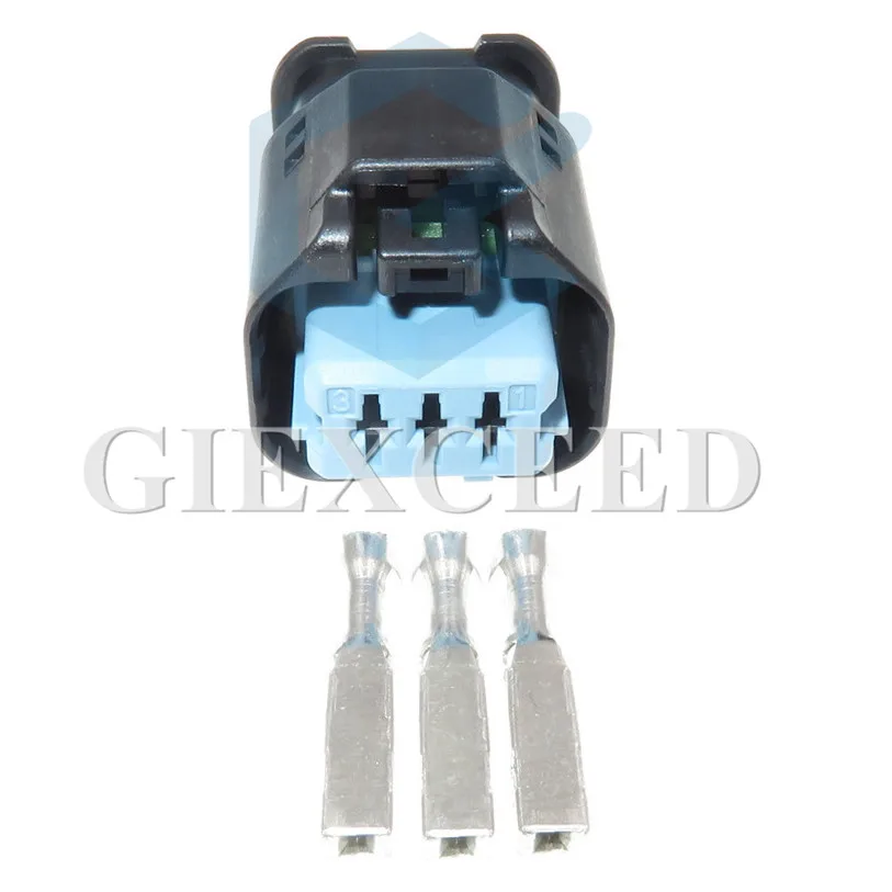 

2 Sets 3 Pin 1801178-2 Car Crankshaft Position Sensor Socket Intake Pressure Water Temperature Sensor Plugs For Peugeot Citroe
