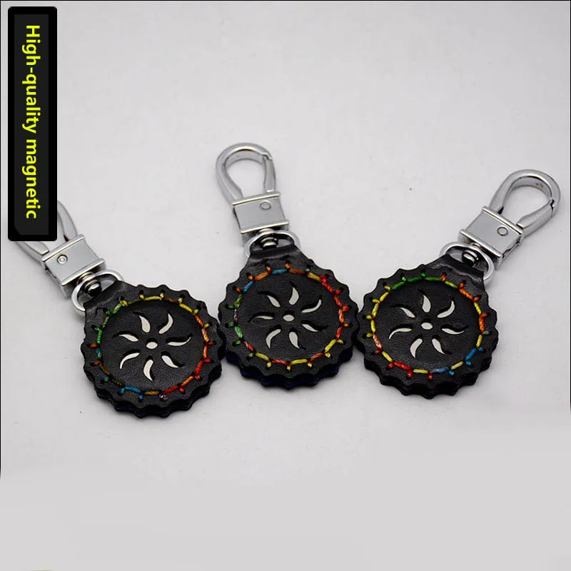 

Magnetic Keychain Outdoor Hunting Shooting key Ring Pendant Decoration Slingshot Steel Ball Portable Strong Suction Magnet Key