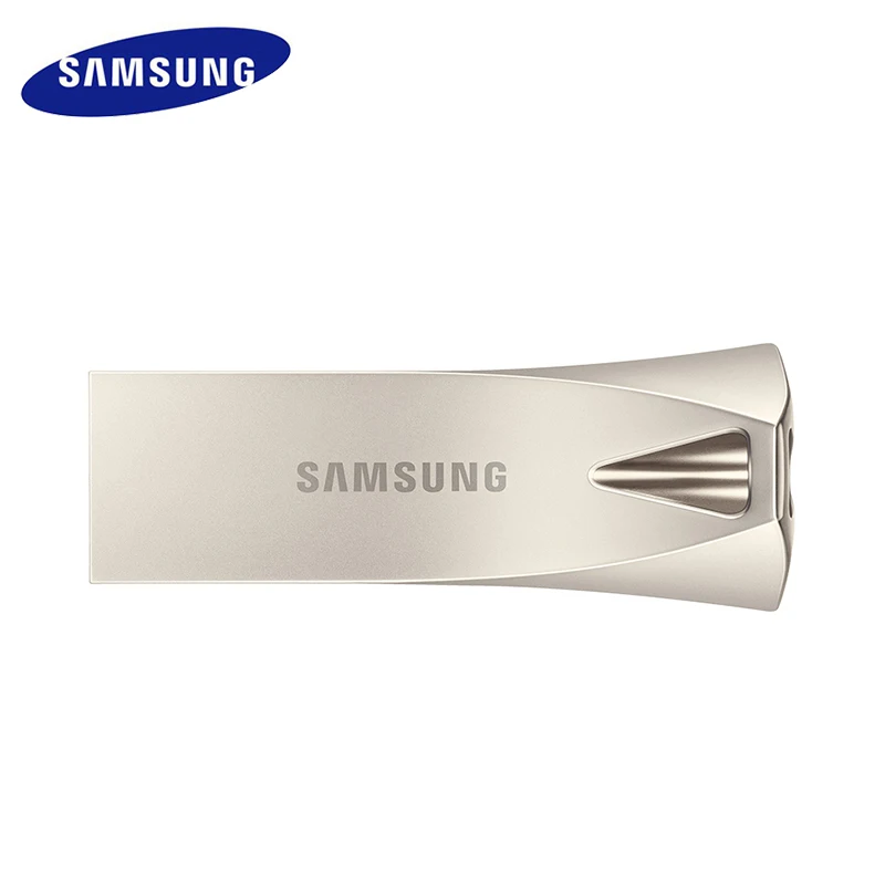 Samsung USB Flash Drive 64 ГБ 32 ГБ 128 ГБ USB3.0 металлическая ручка привода 150 МБ/с. флешки flash memory stick cle USB устройства хранения U диска - Цвет: Серебристый