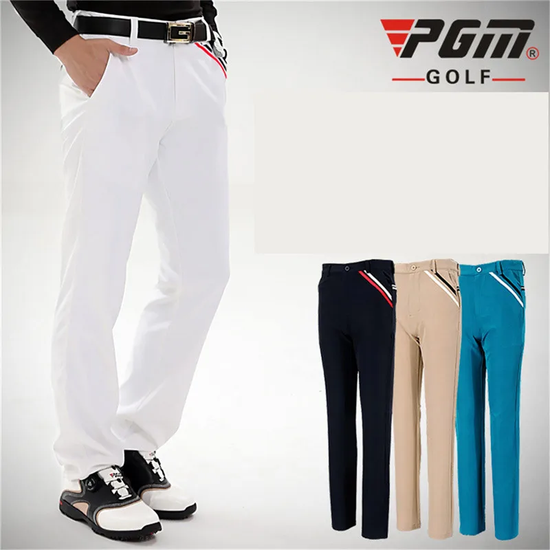 PGM Golf Men Summer Pants Nylon Full Length Adult Male Trousers Broadcloth XXS-XXXL Thickness Moderate High Elastic